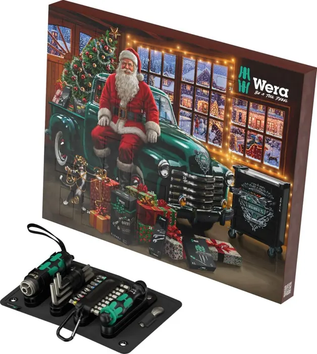 Wera Calendario navideño, 24 piezas de herramienta